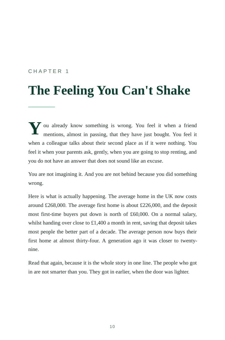 Chapter 1 of Foot in the Door